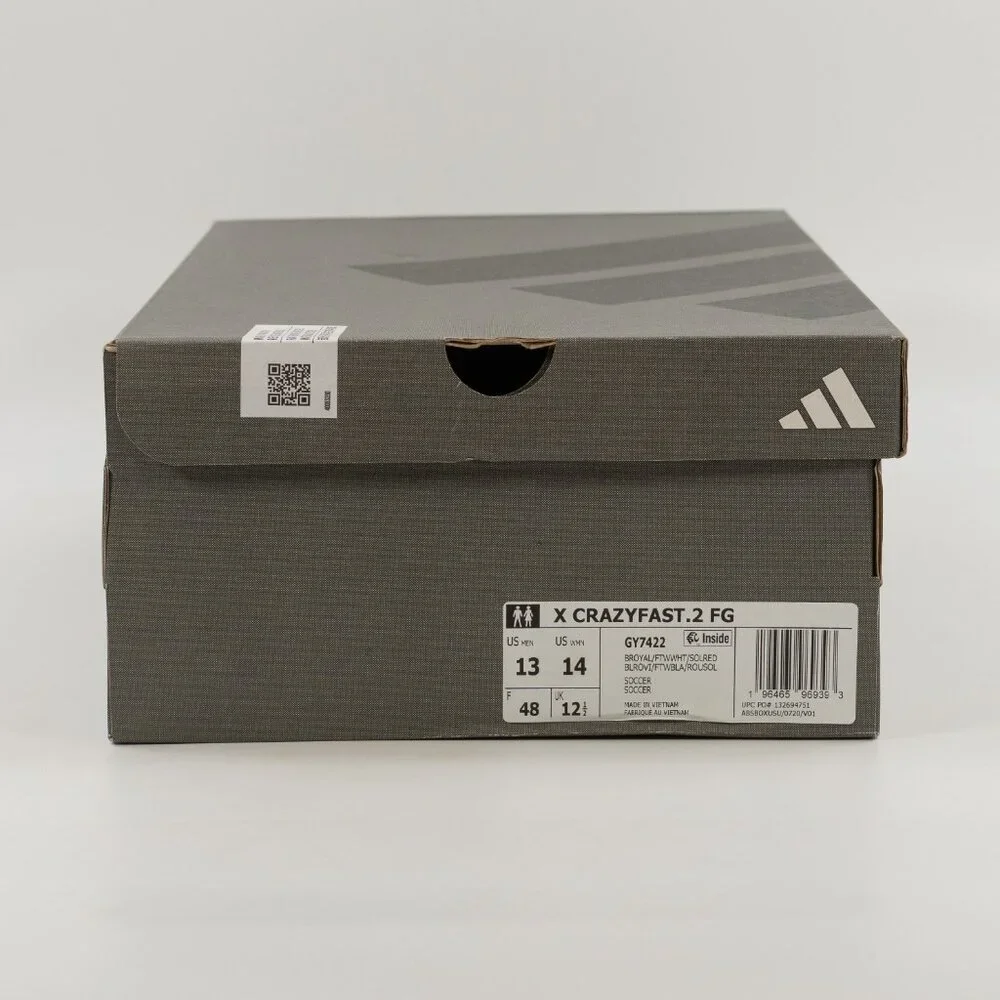 Adidas X Crazyfast.2 FG Marinerush GY7422 Soccer Cleats Multi Size